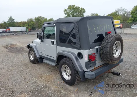 2004 Jeep Wrangler X из США, поврежденный, VIN 1J4FA39S74P793012